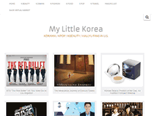 Tablet Screenshot of mylittlekorea.com